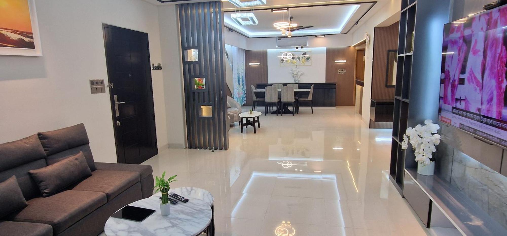 Elegant Secured Family Apartment With Open Space Dhaka Exterior foto